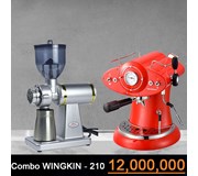 Combo máy pha cà phê WINGKIN 210