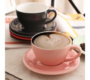 Ly Cappuccino 200 ml màu hồng phấn