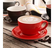 Ly sứ Cappuccino 200 ml Màu đỏ